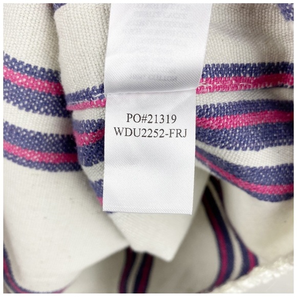 NWT Faherty Baja Beach Tunic Dress in French Rose Baja Stripe Size Large - Picture 12 of 12